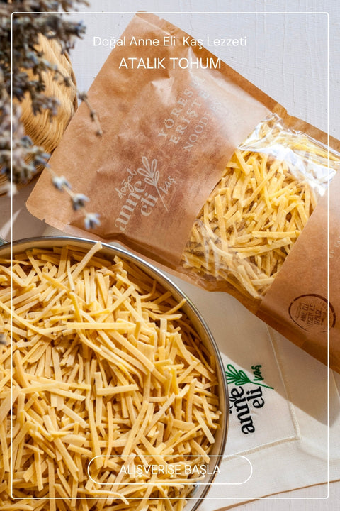 %100 Köy Yumurtasından Karışık Erişteler