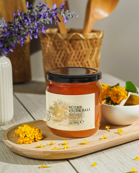 Süzme Çiçek Balı (500gr)