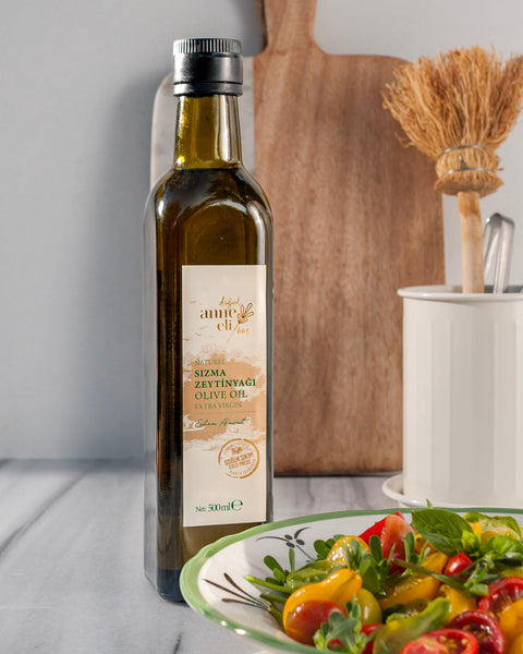 Naturel Sızma Soğuk Sıkım Zeytinyağı (500gr)